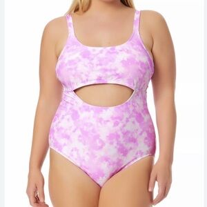 Salt + cove California waves cut-out swimsuit new 12-14